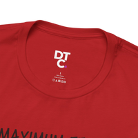 DailyThreadCo. red 100% cotton t-shirt with 
