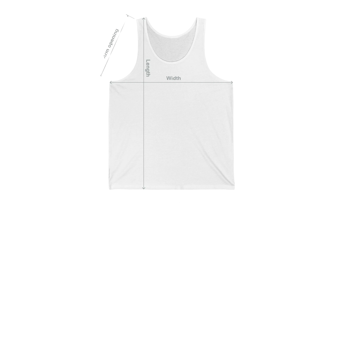 DailyThreadCo. white cotton tank top with retro red "STRONGER THINGS" logo print on chest. Lightweight, retail fit.