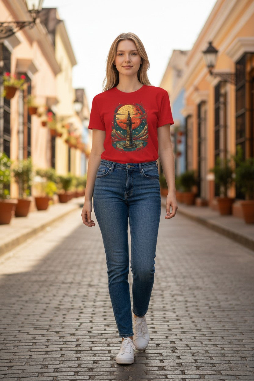 Vintage Telescope Tee — Vintage Space Adventure T‑Shirt
