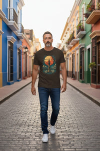Vintage Telescope Tee — Vintage Space Adventure T‑Shirt